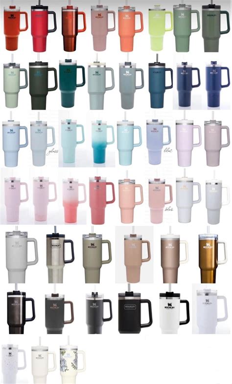 stanley cup water bottle every color